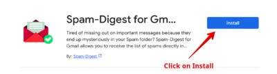 Install Spam-Digest on Gmail