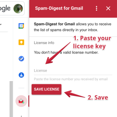 Spam-Digest license key